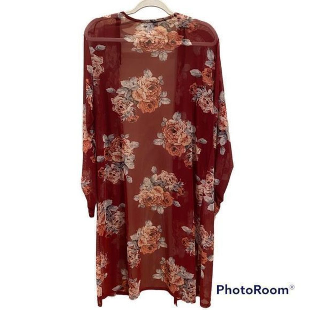 Nu invasion open front  Mesh sheer cardigan